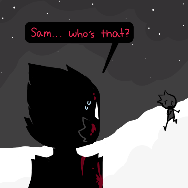 Drawing in Wounded severely.. by Elle