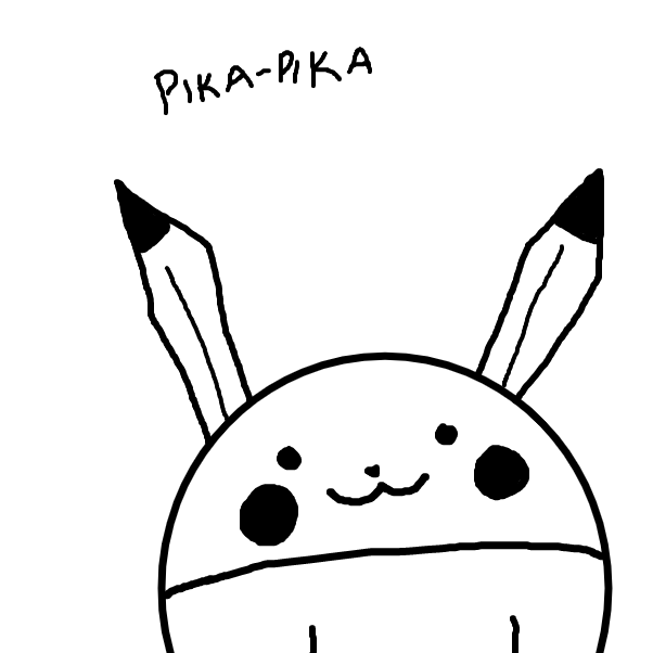 Drawing in Pokemon, but random stuff happens. by XD