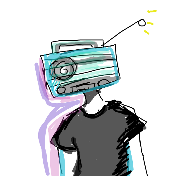 radiohead - Online Drawing Game Comic Strip Panel by Aven