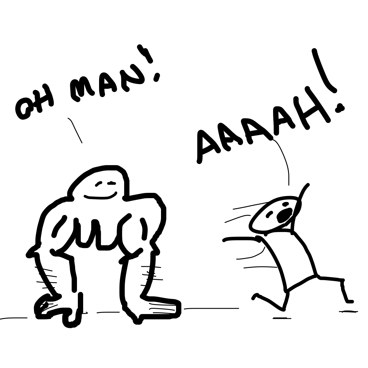  - Online Drawing Game Comic Strip Panel by Painovoima