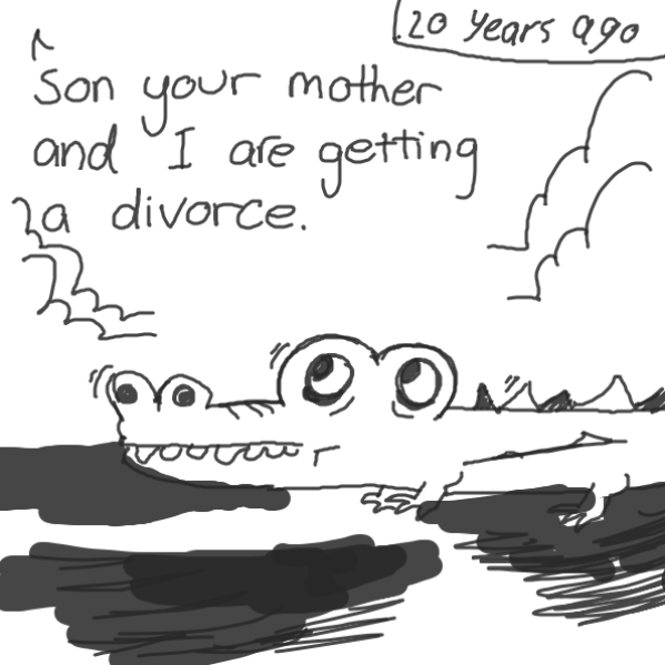 Drawing in Alligator  by Art.frankie