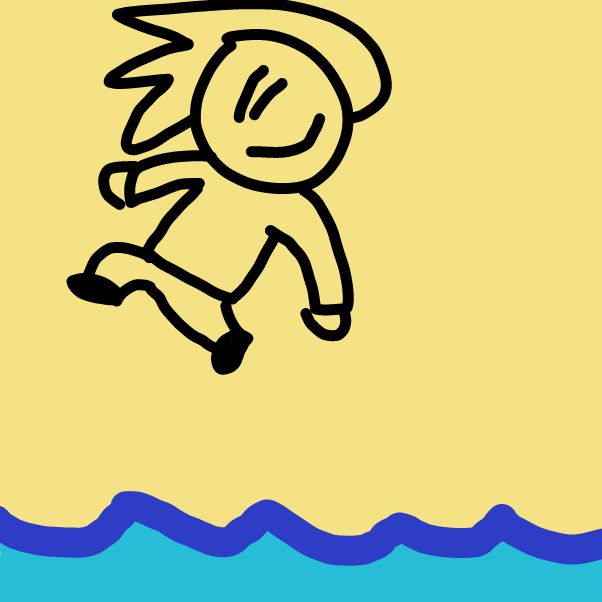 I've been listening to Ocean/wave noises, Very relaxing. - Online Drawing Game Comic Strip Panel by Z.The.Comic