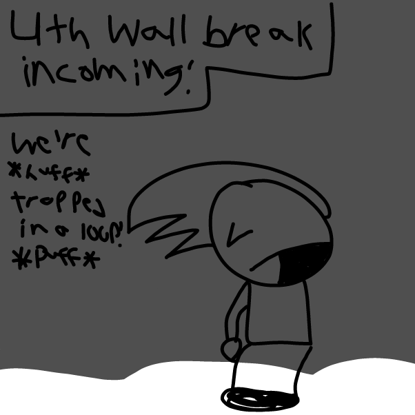 4th wall break! - Online Drawing Game Comic Strip Panel by Z.The.Comic