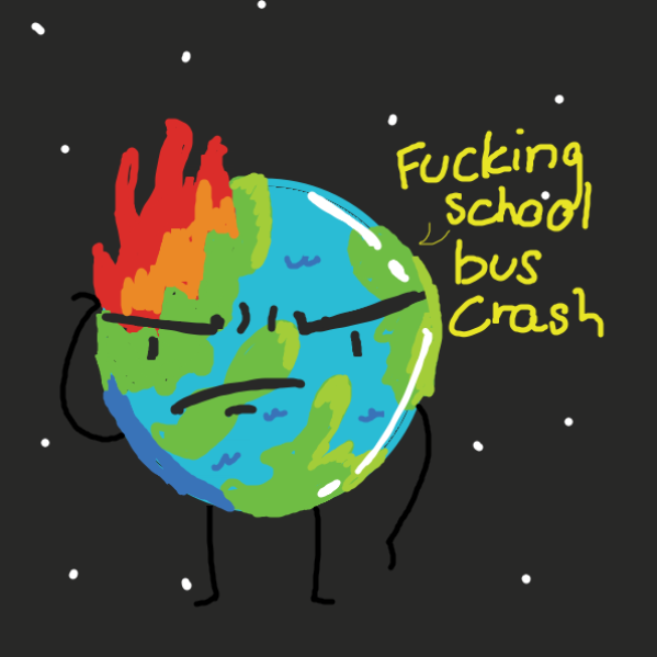 Drawing in Ordinary day at the bus stop by Art.frankie