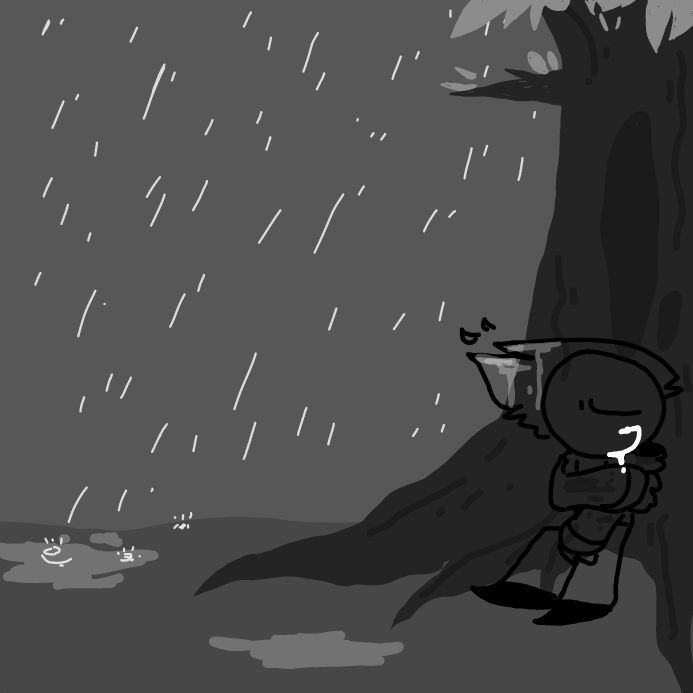 dam thats sad - Online Drawing Game Comic Strip Panel by OneWithTheShadows