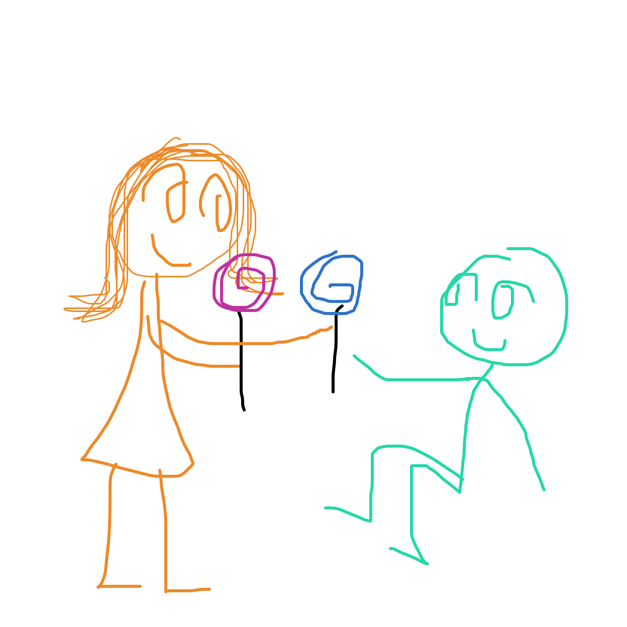  - Online Drawing Game Comic Strip Panel by Electra