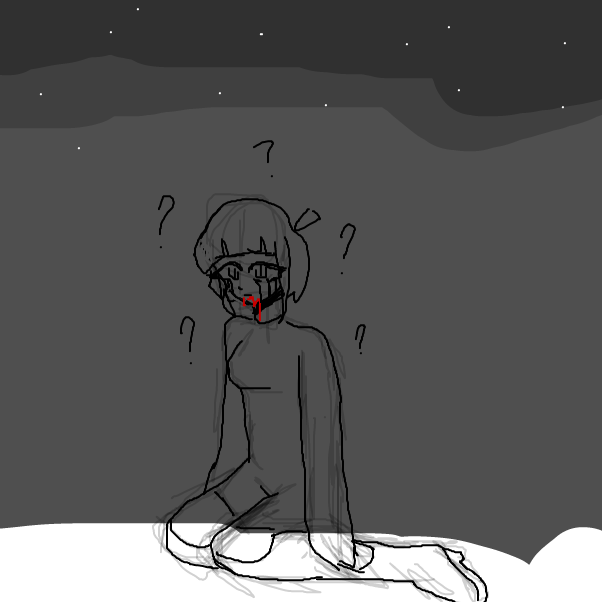 Drawing in Wounded severely.. by Scythesowner2