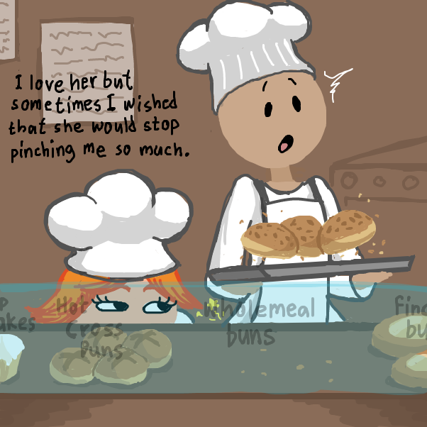 Drawing in Big bun baker - by SeanTrunks