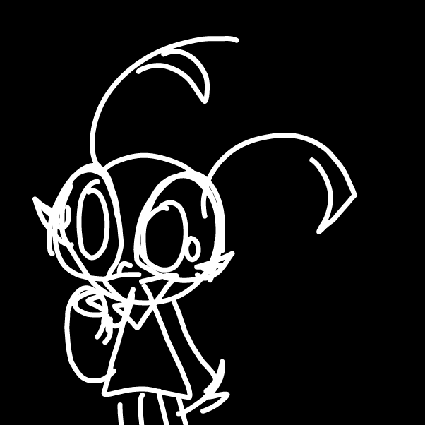 Drawing in blind drawing 2 by Elle