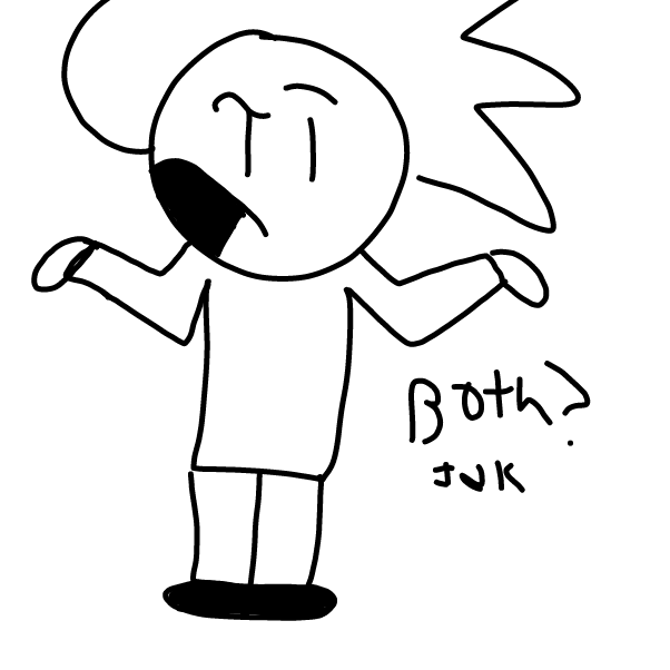 I actually prefer both equally, I cant choose one over the other - Online Drawing Game Comic Strip Panel by Z.The.Comic