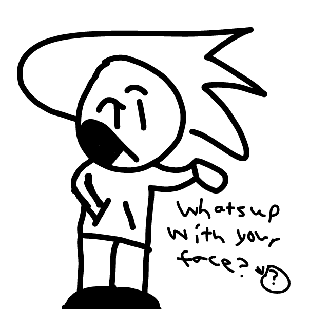 I mean, Its just a question mark! - Online Drawing Game Comic Strip Panel by Z.The.Comic