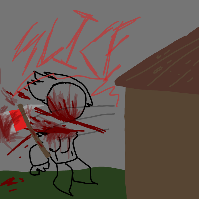 Drawing in Shadowy Figure by OneWithTheShadows