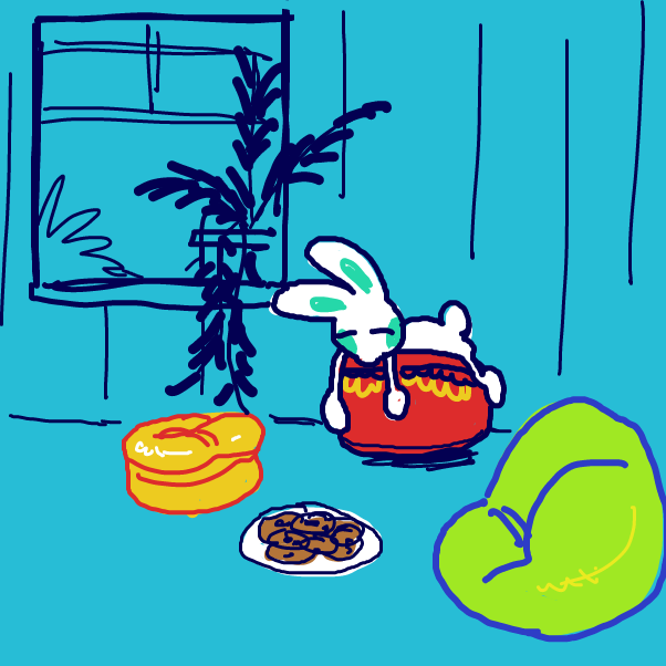 Drawing in lets sit and rest by Chumky