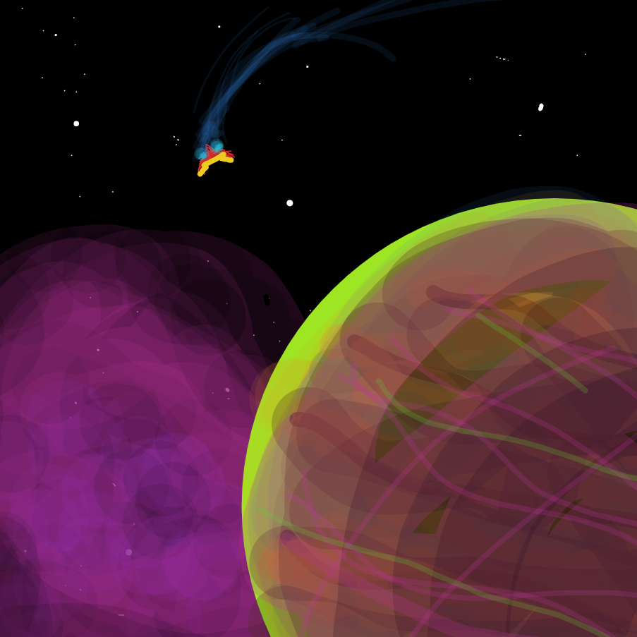 Drawing in Distant Planet by Emjaypatrick