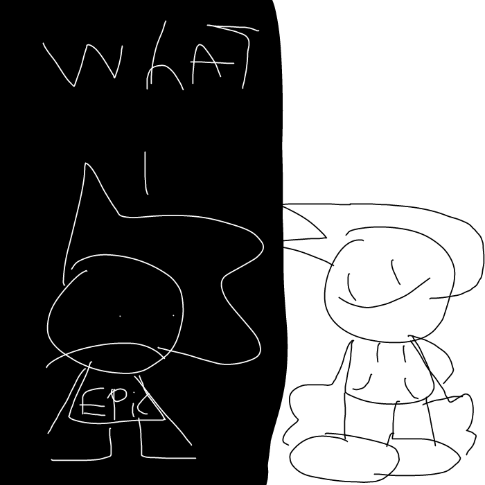 Drawing in Magic Trick by RiqTheEpic