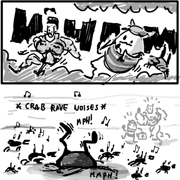 it's a noise storm! - Online Drawing Game Comic Strip Panel by Peyocay