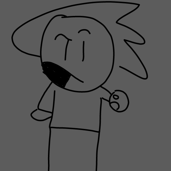 Btw the hand on the right is supposed to be pointing - Online Drawing Game Comic Strip Panel by Z.The.Comic