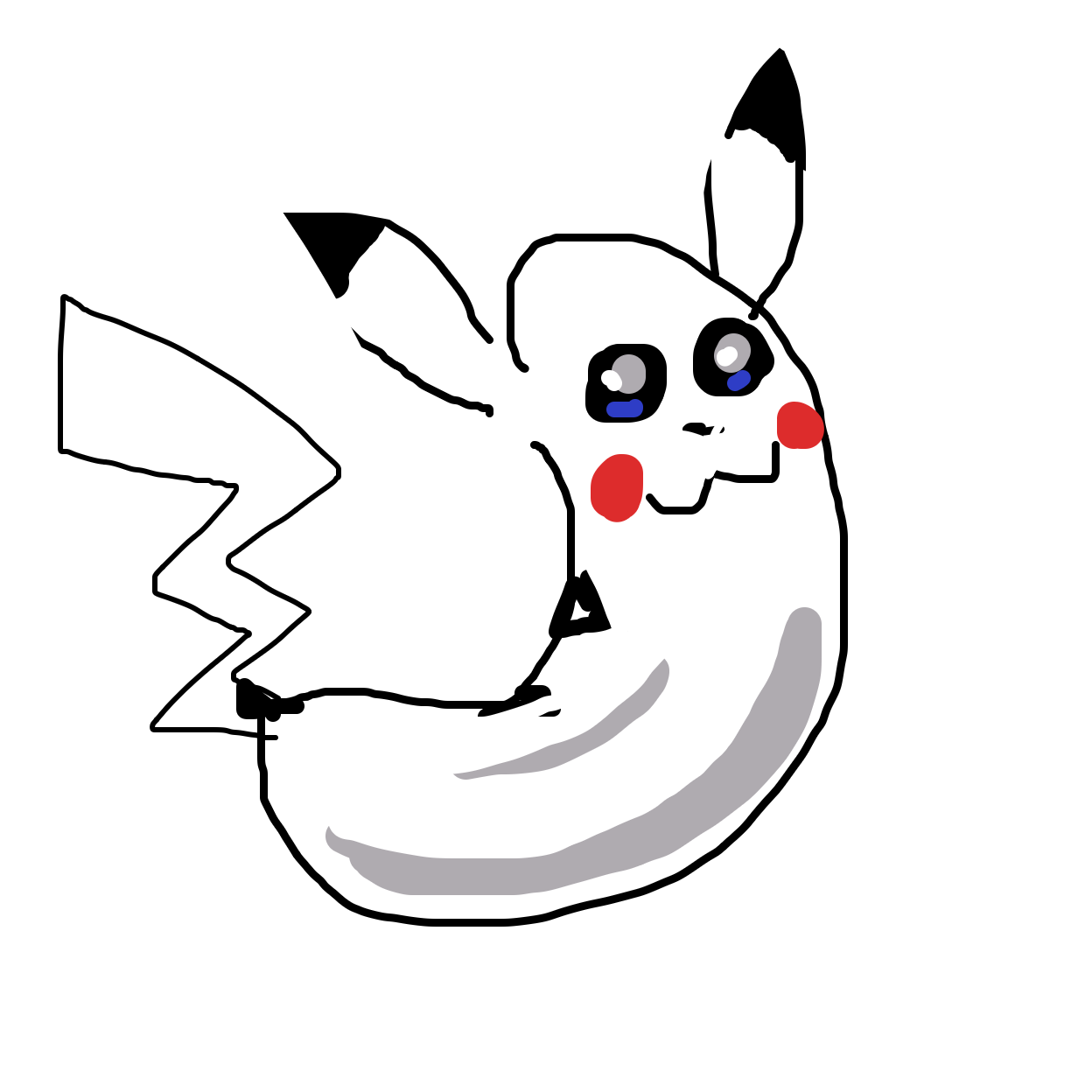 Pikashew - Online Drawing Game Comic Strip Panel by Electra