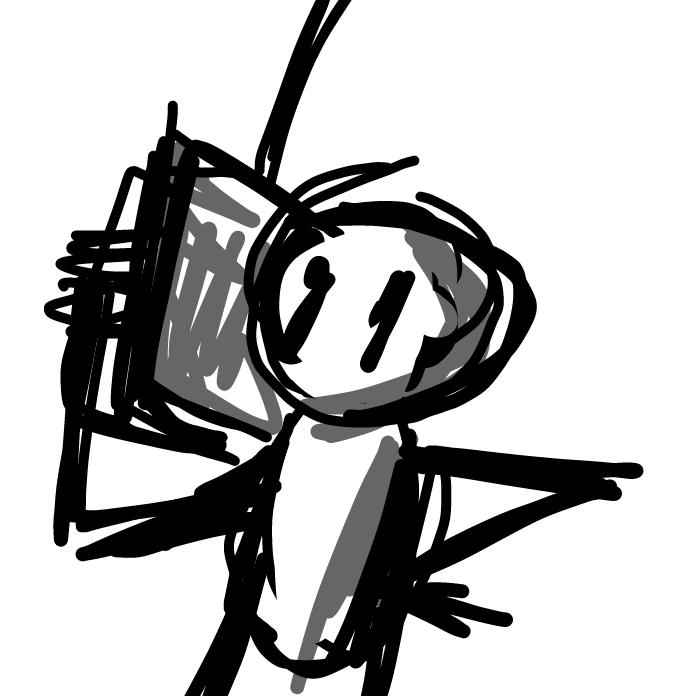 Testing drawing on phone.. - Online Drawing Game Comic Strip Panel by Peyocay