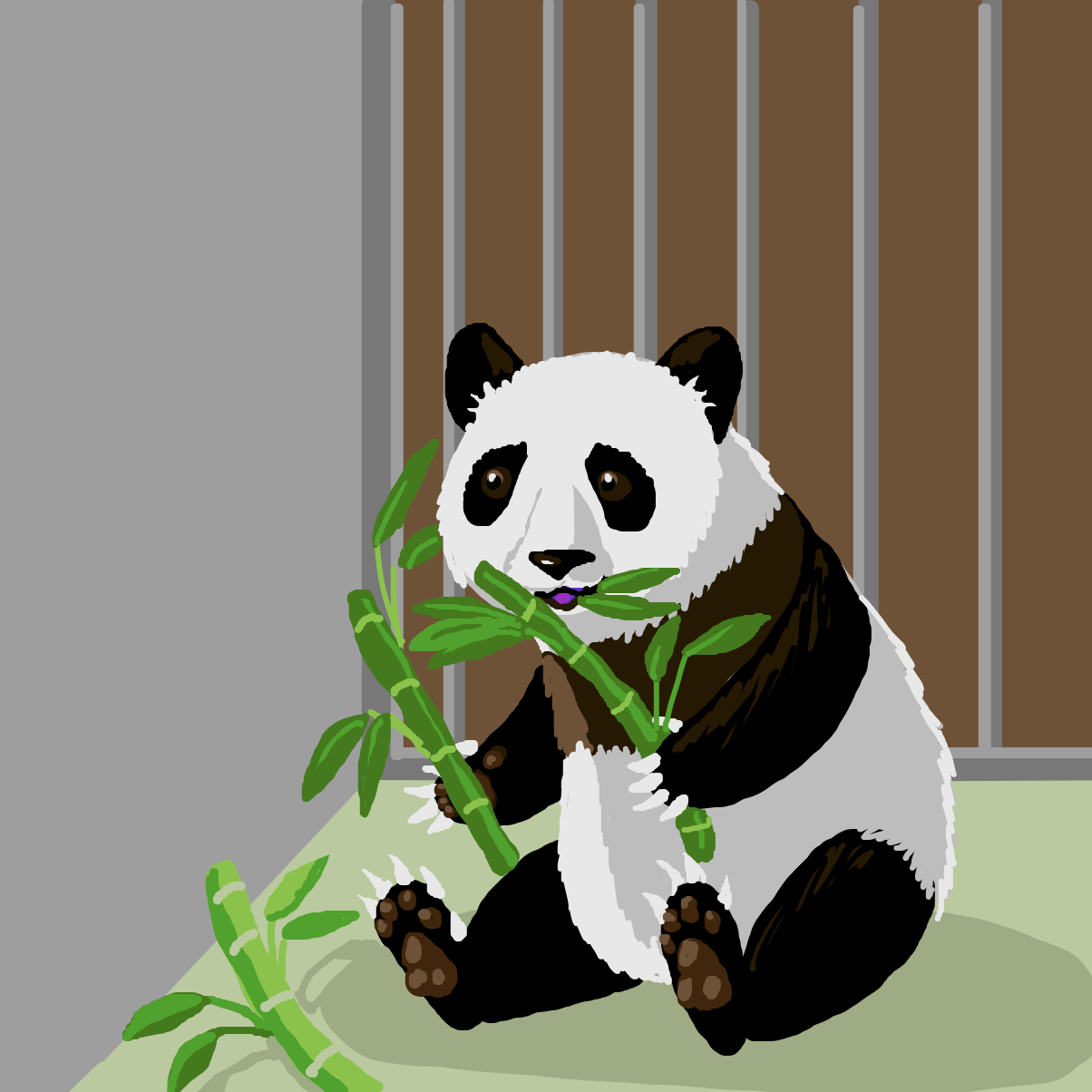 Draw another animal at the Zoo - Online Drawing Game Comic Strip Panel by Electra