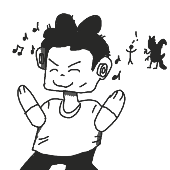 Drawing in Happy dance by Art.frankie