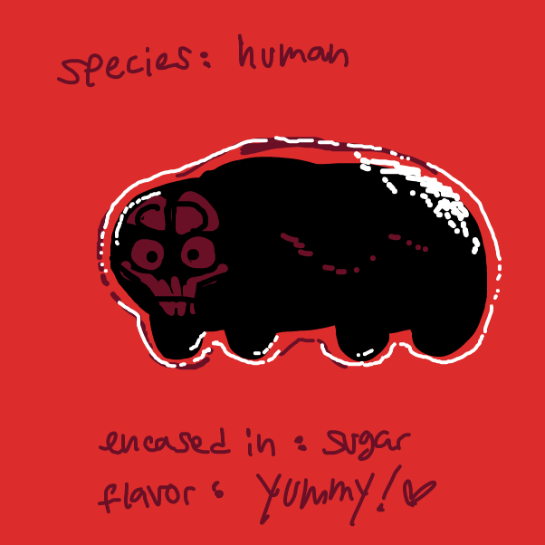 Drawing in candied by Chumky