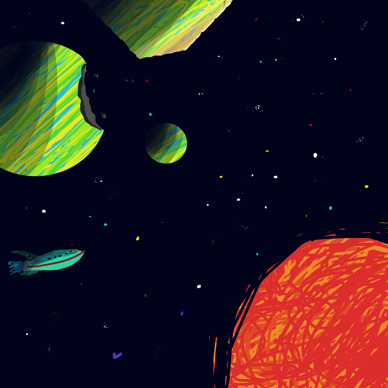 Drawing in Distant Planet by Painovoima