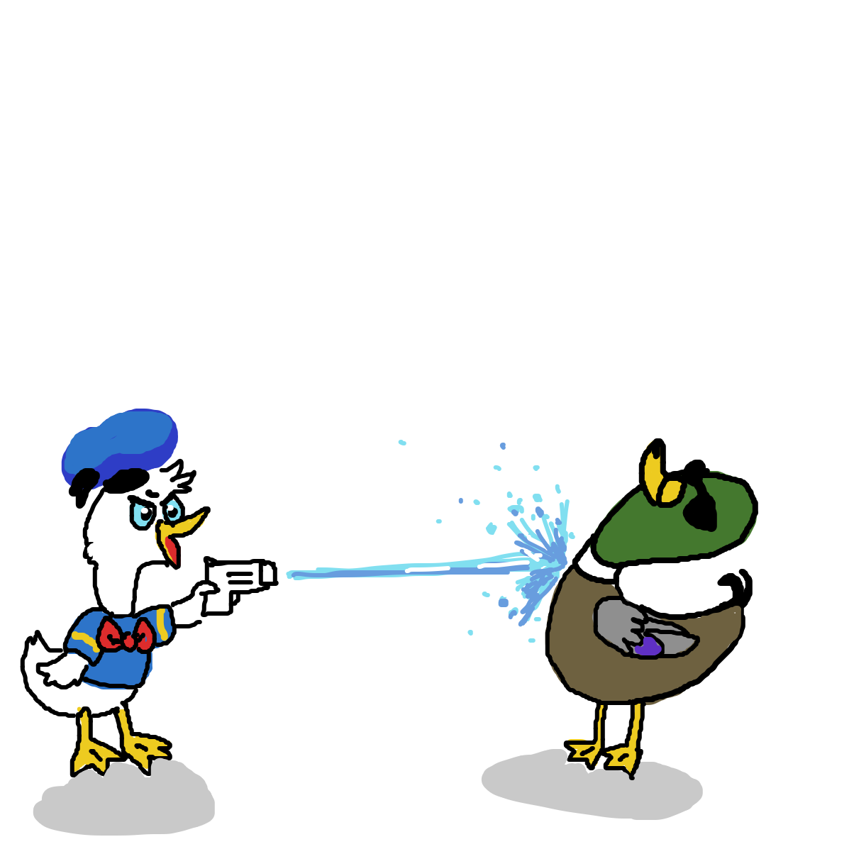  - Online Drawing Game Comic Strip Panel by Electra