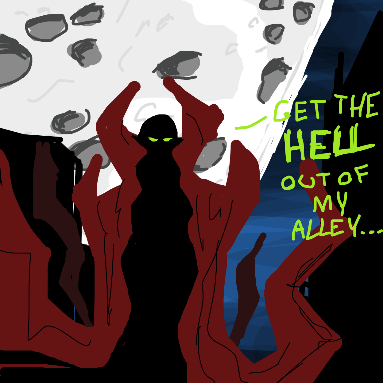  - Online Drawing Game Comic Strip Panel by Painovoima