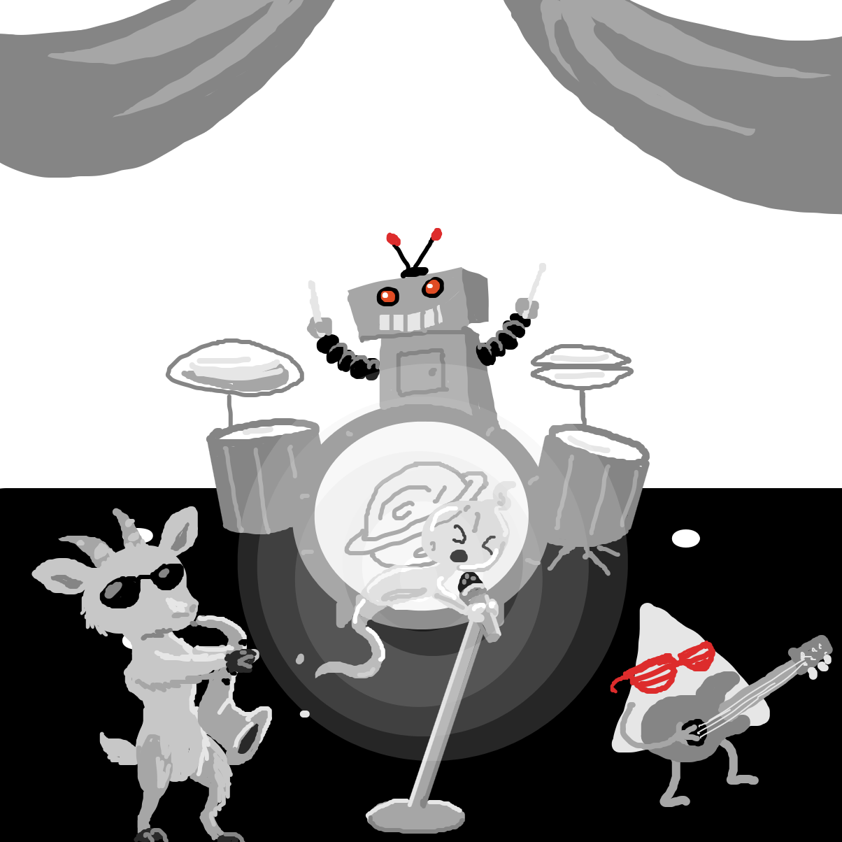  - Online Drawing Game Comic Strip Panel by Electra