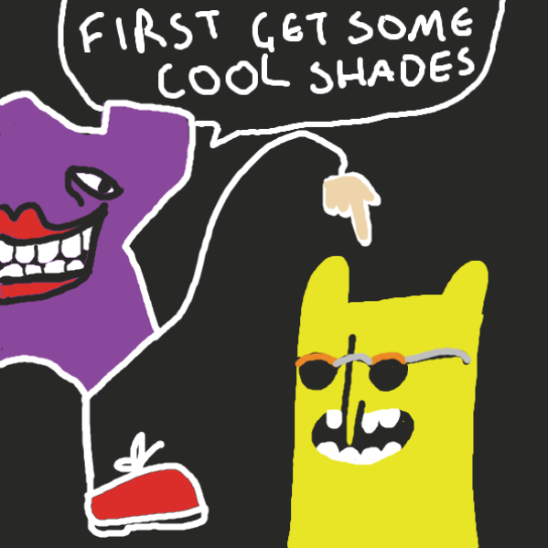  - Online Drawing Game Comic Strip Panel by joshyouart