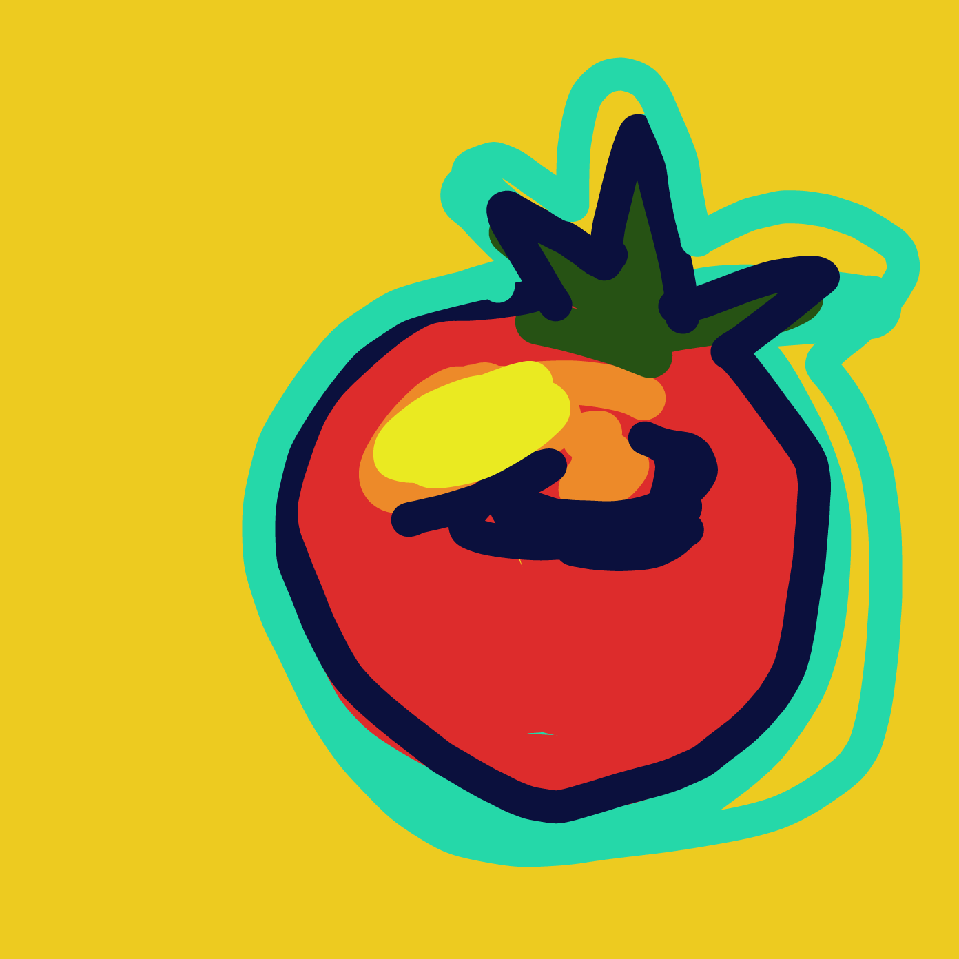 Drawing in Tomato by Chumky