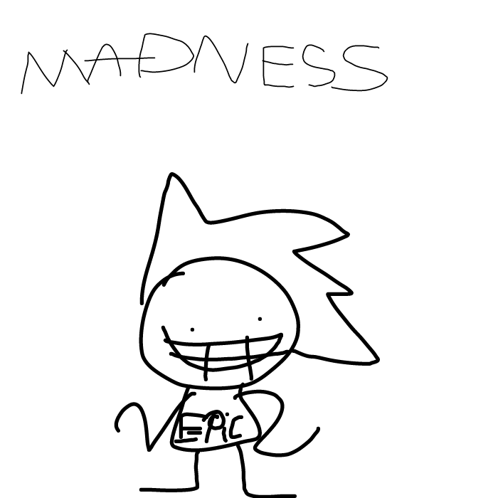 I think its the madness of an human body dying in a infinite pain track of old friends and diabolical stuff - Online Drawing Game Comic Strip Panel by RiqTheEpic