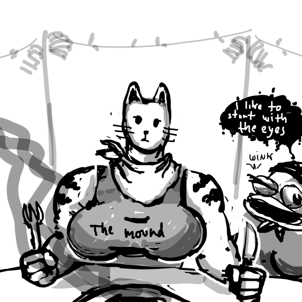 Drawing in (fastforwarded) Part 16: Luncheon by peyoalt