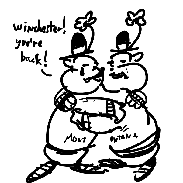 well there's one regret cleared..
(how we got here from puppies wearing sweaters
I'll never know) - Online Drawing Game Comic Strip Panel by Peyocay