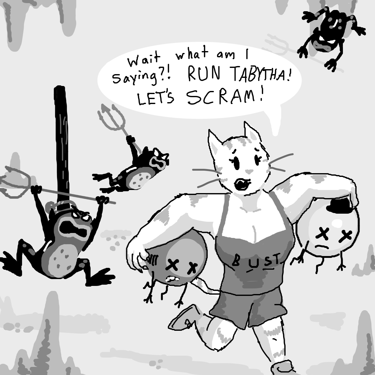 Drawing in (fastforwarded) Part 35: Frog Soup by Electra