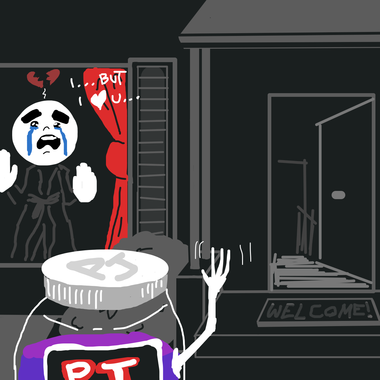 Thank you PanelJam and it’s awesome people, let’s fight on though and save PanelJam; not ready to say goodbye :( - Online Drawing Game Comic Strip Panel by Painovoima