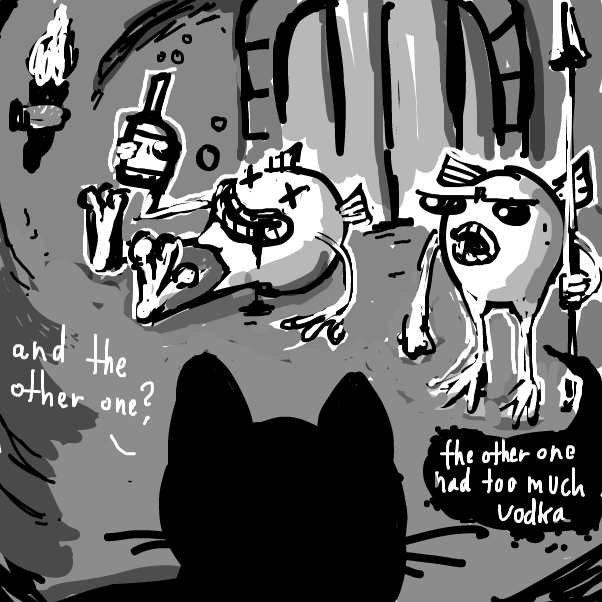 goes with the job I suppose - Online Drawing Game Comic Strip Panel by Peyocay