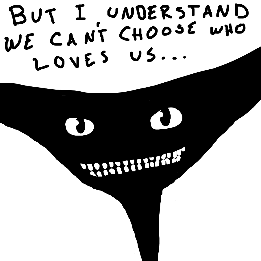 Drawing in My sleep paralysis demon by Emjaypatrick