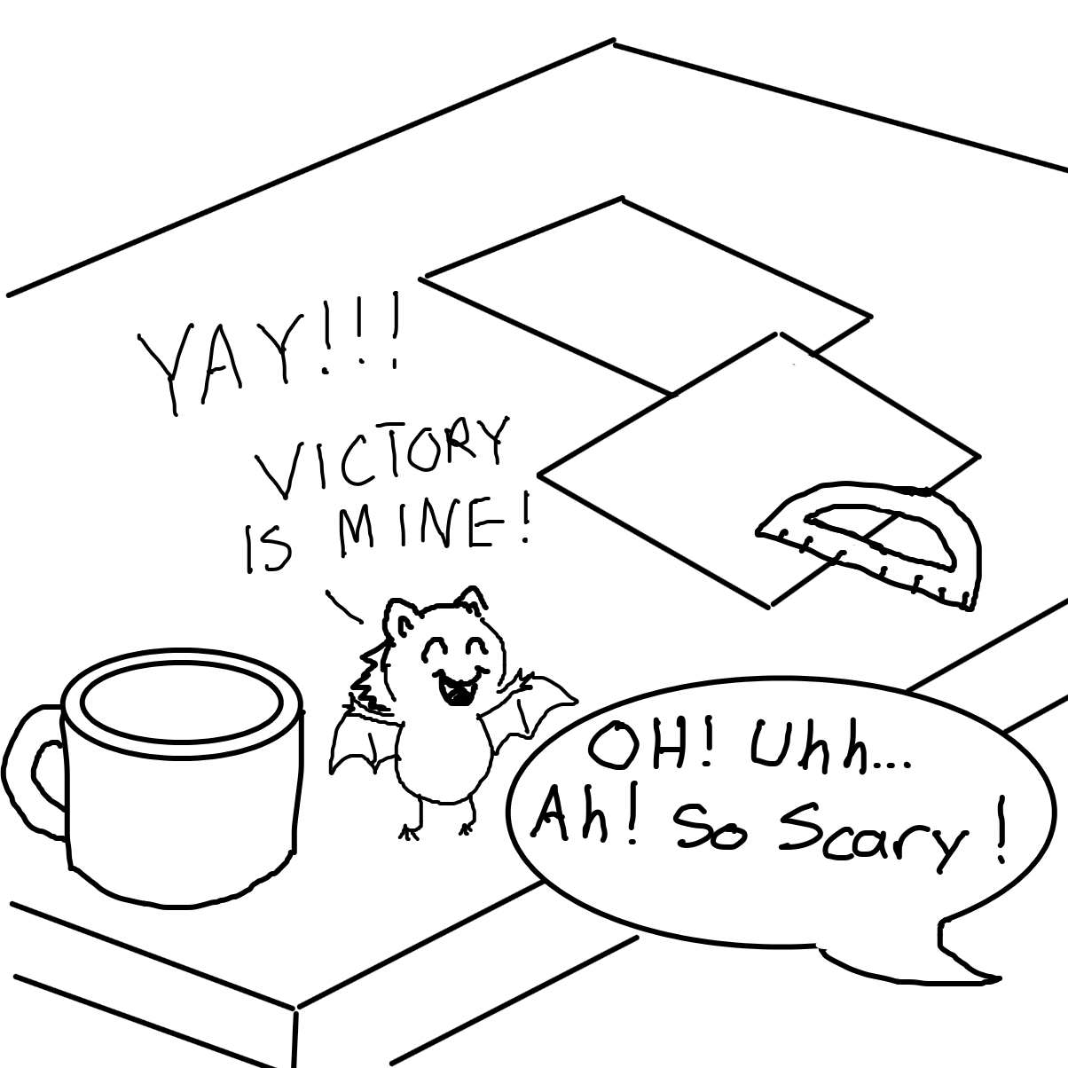  - Online Drawing Game Comic Strip Panel by Electra