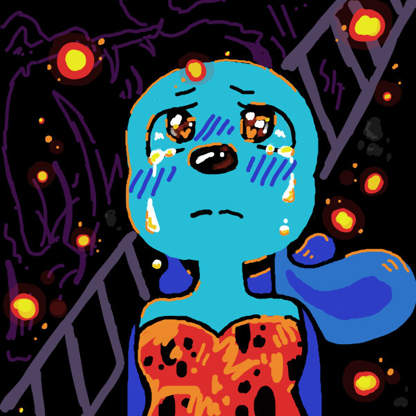 This was a great panel to listen to Mitski and reflect on things. not sure why I'm writing this. For comfort I suppose. - Online Drawing Game Comic Strip Panel by Umanix