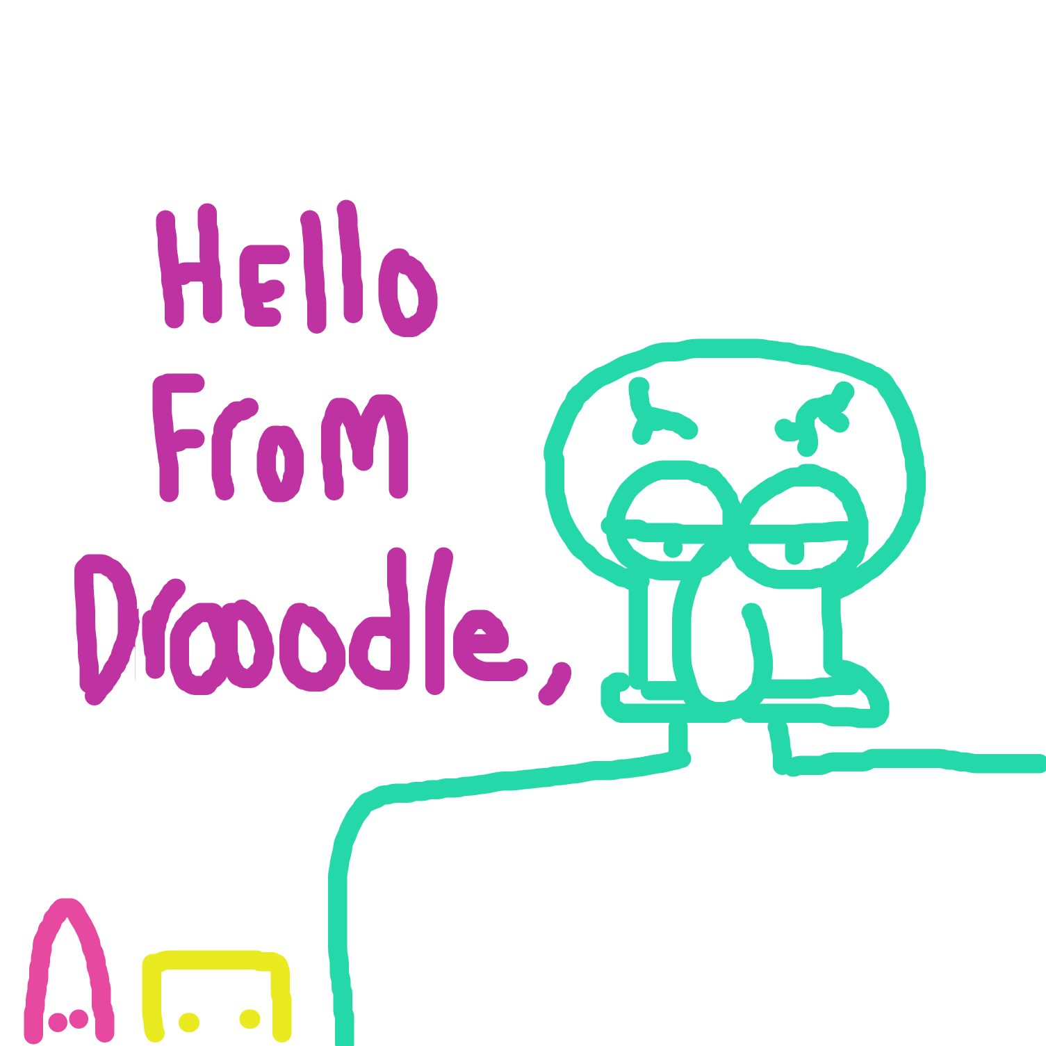  - Online Drawing Game Comic Strip Panel by squidwardtennisballs