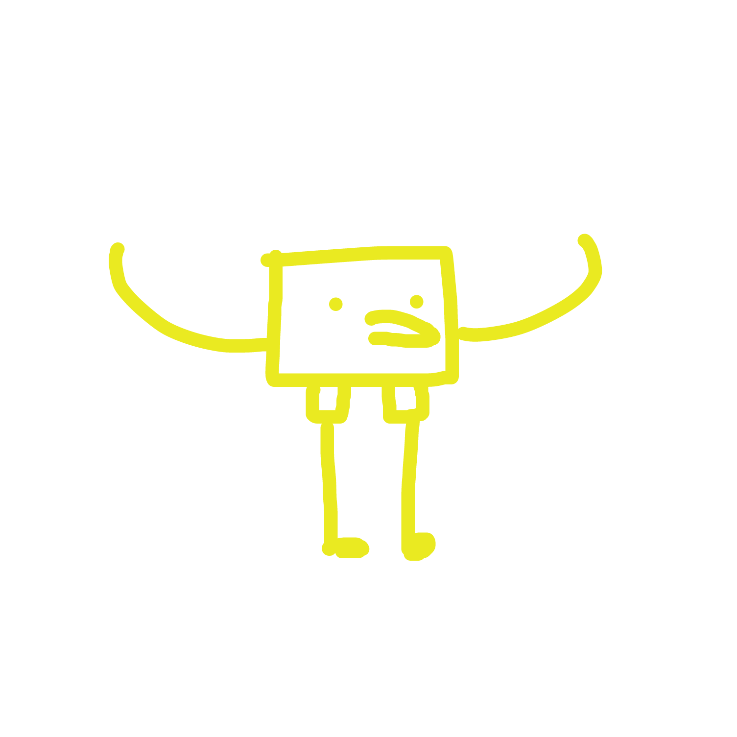 Drawing in sponge boy by squidwardtennisballs