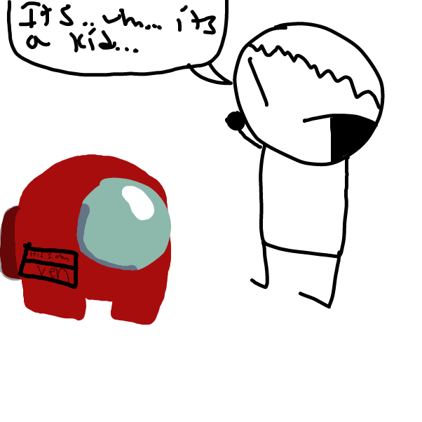 Ven the baby crewmate - Online Drawing Game Comic Strip Panel by Z.The.Comic