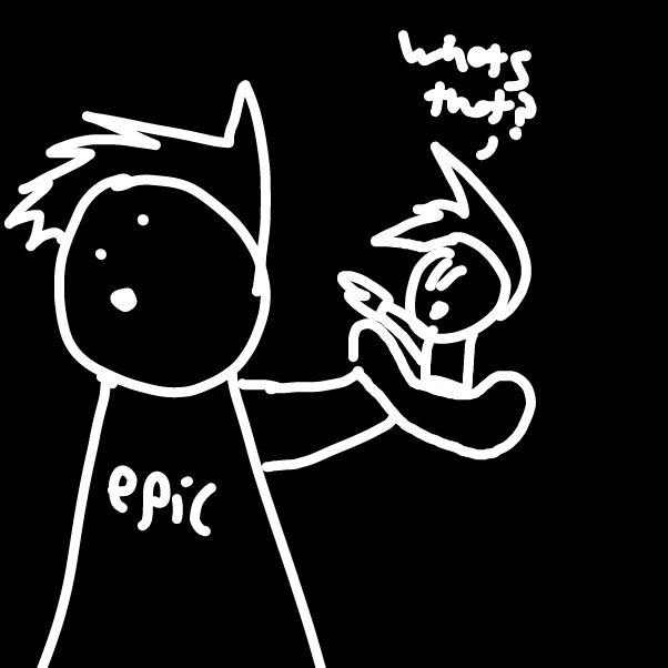 The face reminds me of Terminal Montage's art - Online Drawing Game Comic Strip Panel by Z.The.Comic