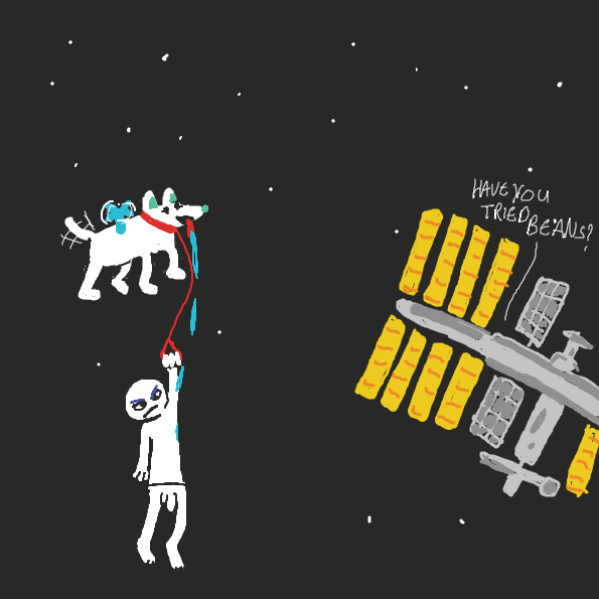 Drawing in My dog is broken by joshyouart