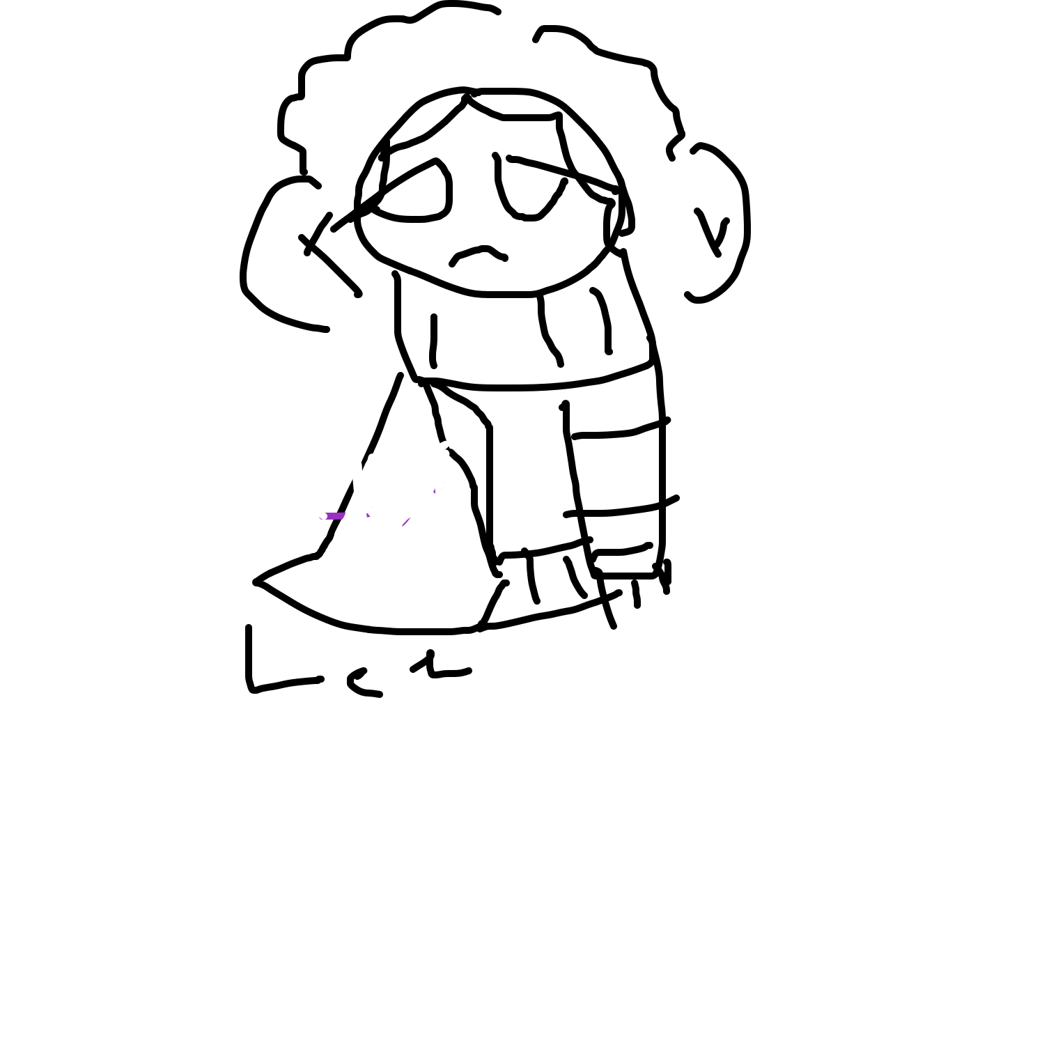 Just redraw the original oc - Online Drawing Game Comic Strip Panel by ECN