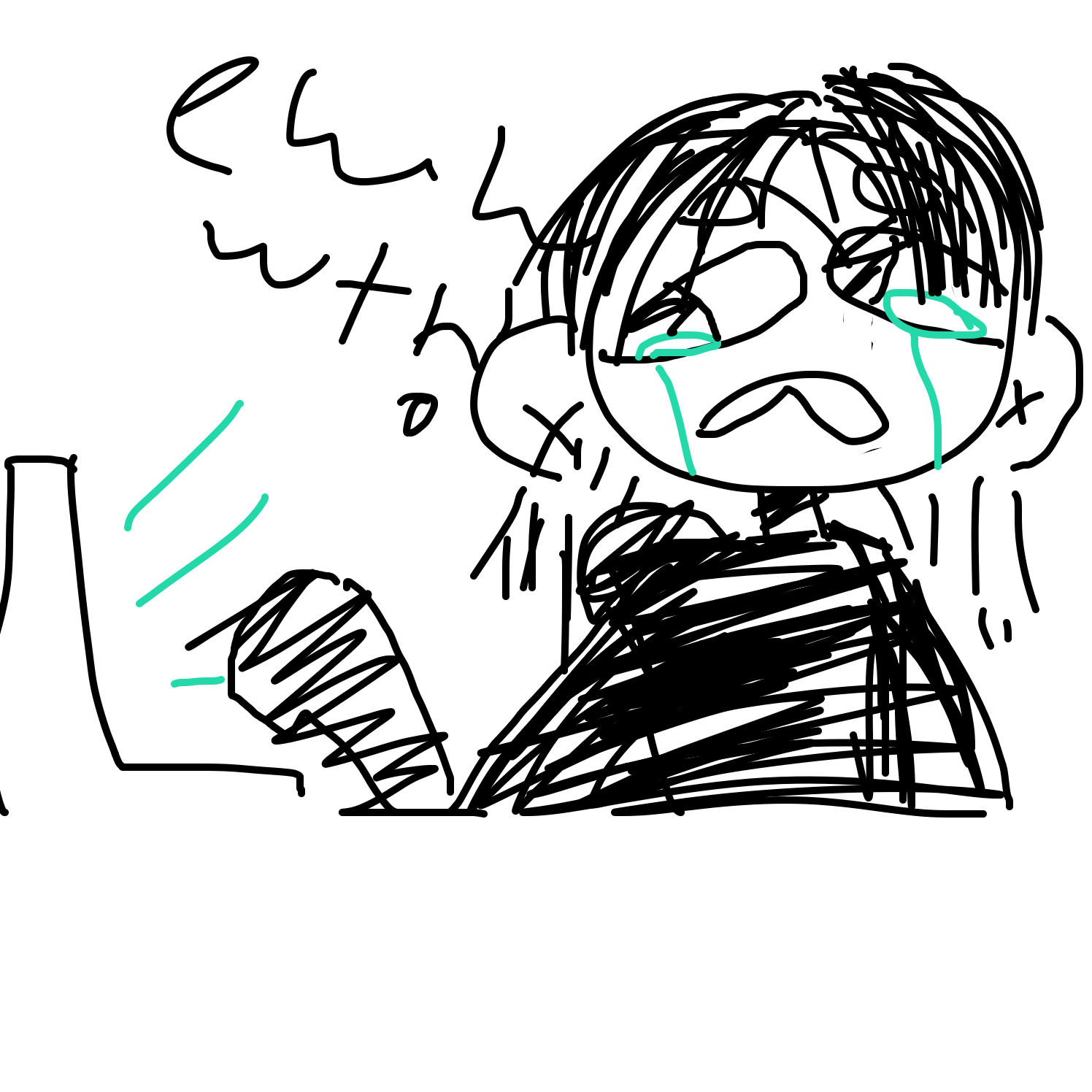 Reacting to something nasty - Online Drawing Game Comic Strip Panel by ECN