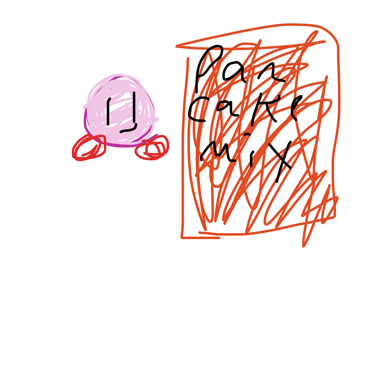Drawing in cooking with kirby by ECN