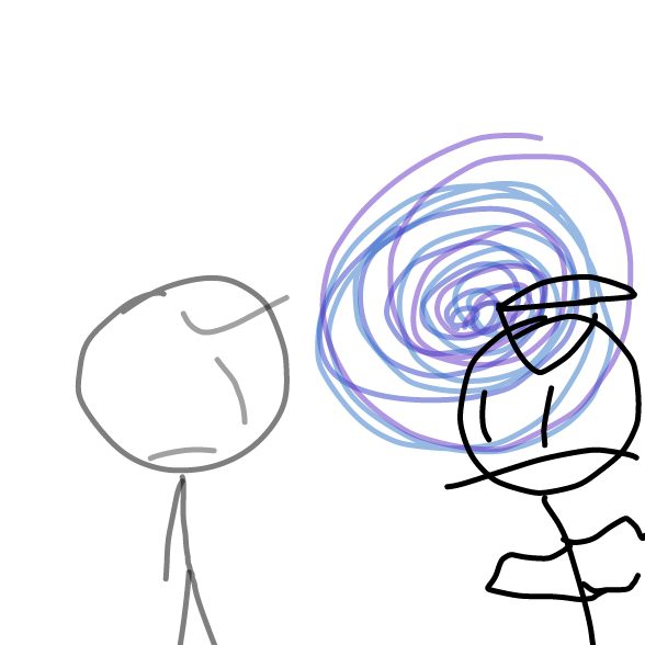 Jim from part 2 or three dont actually seen part 5 Jim but is actually angry from evil jim and also he have wings its just That i can drawn right - Online Drawing Game Comic Strip Panel by RiqTheEpic